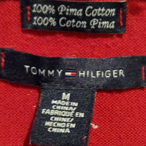 Tommy Hilfiger v-neck sweater - Picture 2 of 4